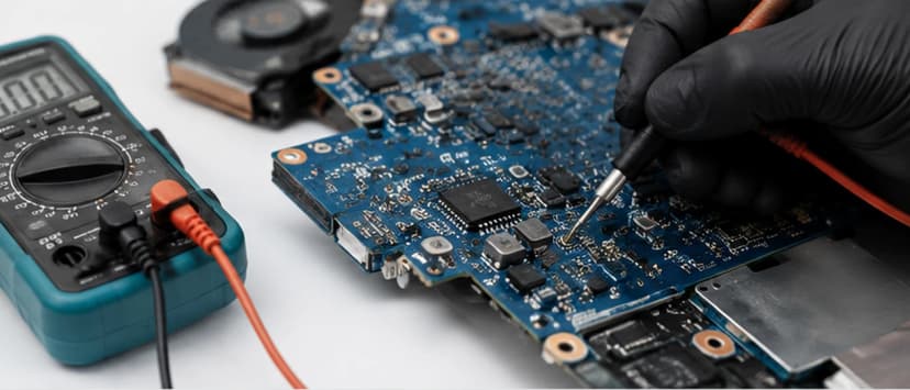 Motherboard & Power Circuit Liquid Damage Repair